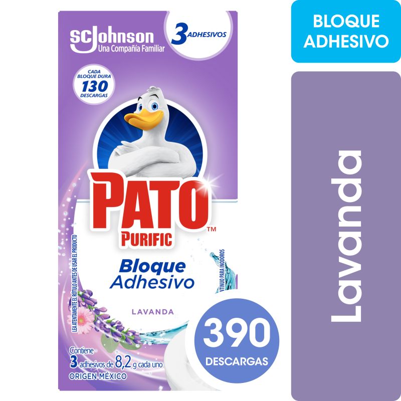 PATO Bloque Adhesivo Inod Lavanda X24