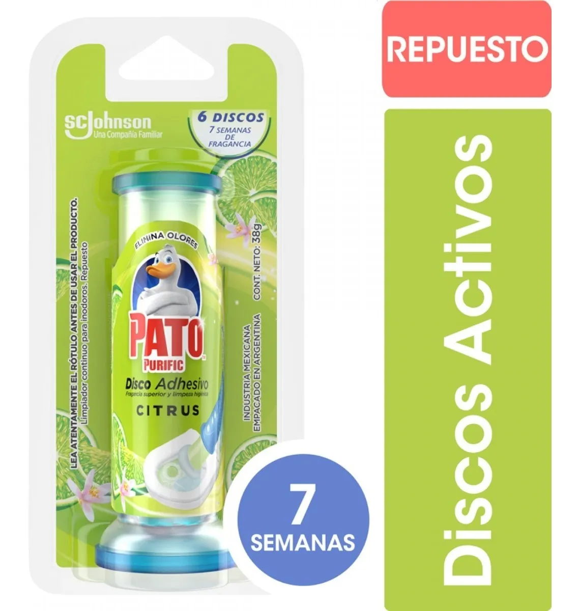 PATO Disco Adhes Lavanda Repto 24x36ml